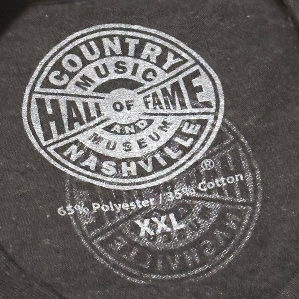 Country Music Hall of Fame Nashville T Shirt Johnny Cash Bob Dylan XXLarge - Picture 2 of 2